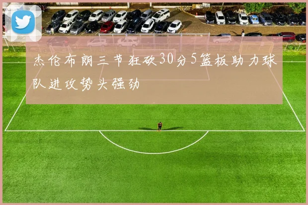 杰伦布朗三节狂砍30分5篮板助力球队进攻势头强劲